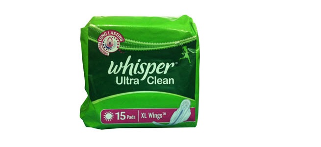 Whisper Ultra Clean 15 Pads XL Wings 300 px