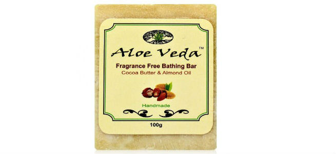 Aloe Veda Cocoa Butter & Almond Oil Fragrance-Free Bathing Bar