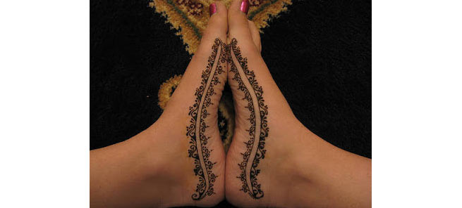 Mehndi Designs for Leg