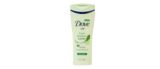 Dove Body Lotion Fresh Cucumber and Green Tea Scent