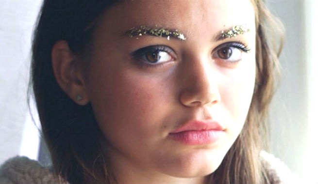 Glitter Eyebrow Makeup
