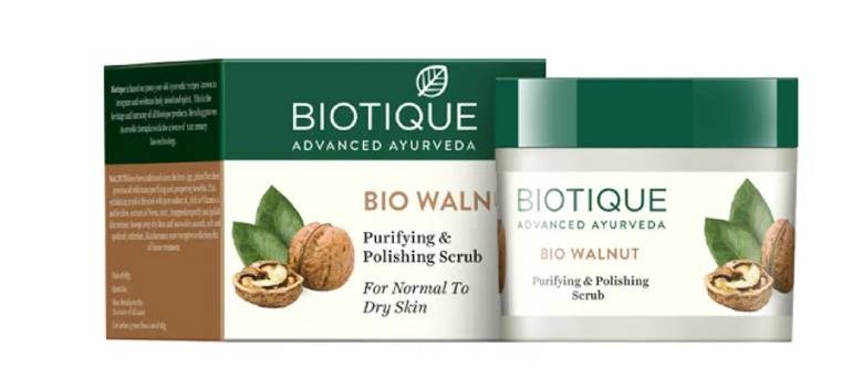 Biotique Advanced Ayurveda Bio Walnut Purifying & Polishing Scrub